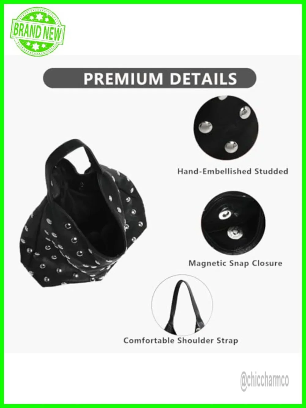 N/A women studded